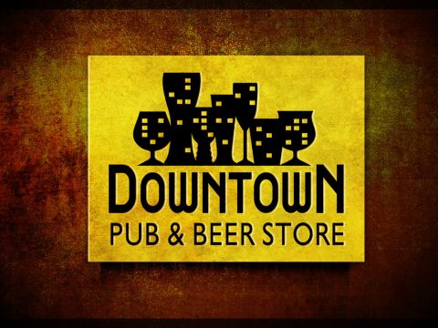 Logotipo, criação de logotipo, Downtown Pub & Beer Store, Gramado, RS