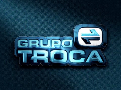 Logotipo, criação de logotipo e indentidade visual Grupo Troca Transportes