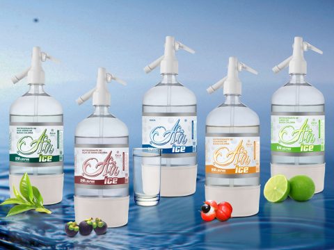 Criação e Design para Rótulo e Embalagem de água mineral, rótulo sleeve para garrafa pet