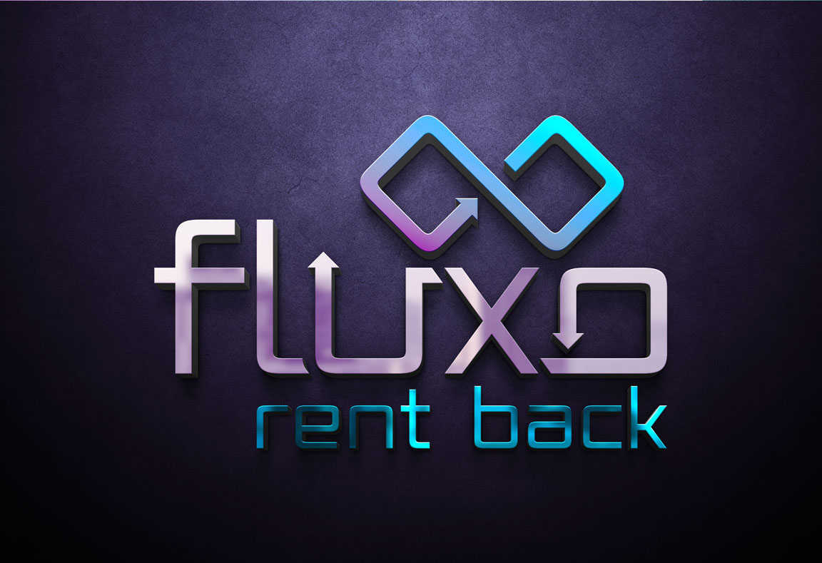 Logotipo, criação de logotipo, branding, Fluxo Rent Back